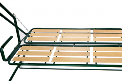 Качели садовые трехместные ламель раскладные КД3.301