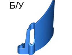 ! Б/У - Technic, Panel Fairing #23 Large Short, Small Hole, Side B, Blue (44353 / 4183110 / 4254625 / 4277114) - Б/У