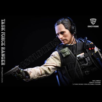 Командир отряда "Дельта" военного спецназа США - Коллекционная фигурка 1/12 scale US Delta Special Force - Leader  (LW002) - CrazyFigure