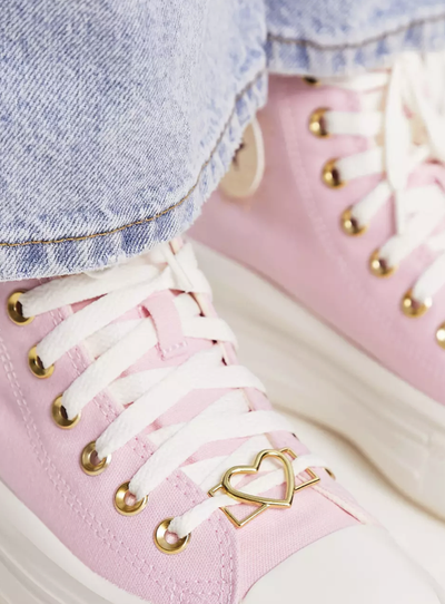 Converse All Star Move Valentines Day светло-розовые высокие