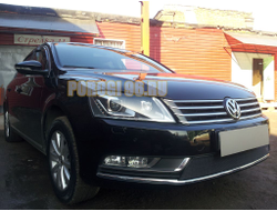 Защита радиатора Volkswagen Passat B7 2011-2015 black
