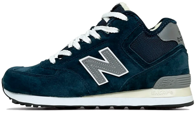 New Balance 574 High Blue Reflective зимние