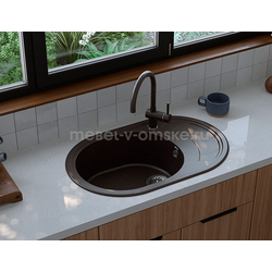 ШММ610 Мойка врезная U-610. Размер: 780х500х210. Размер чаши: 495х410х190