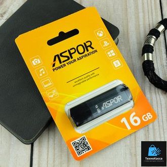 USB-флешка 16G USB 2.0 Aspor PK-TG121GY серый