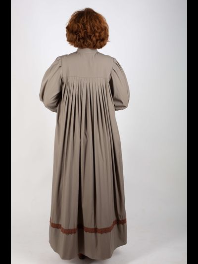 Платье «Поморское» Оливковое - шерсть смесовая