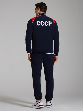 Флисовый cпортивный костюм, мужской, с символикой  СССР,  111SKM-1305W