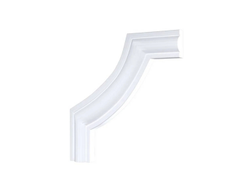 Угловой элемент DECOR-DIZAYN C1-157A к молдингу 157A, из дюрополимера, под покраску, 4шт