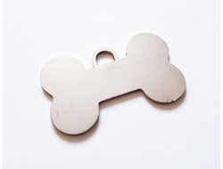 Металлическая заготовка адресник косточка