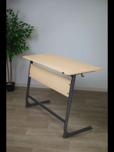 Стол ученический двухместный, 1200х500х580-820