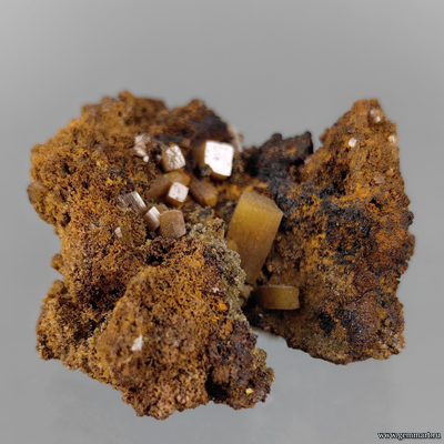 Вульфенит, лимоните. Мексика. 40*35*22мм