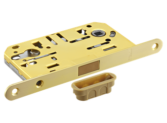 Магнитный замок под цилиндр MORELLI M1885 MSG цвет - мат. сатинированное  золото