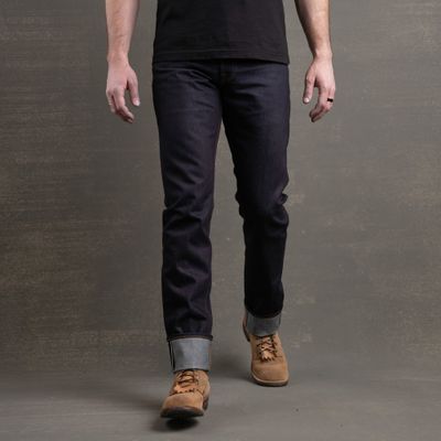 Джинсы =Brave Star= Strongman 16.5oz 'Blue Blood' Selvage Denim