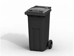 Мусорный контейнер 120 литров на колесах усиленный