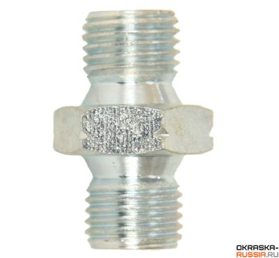 Переходник 1/4" на 1/4" (штуцер, адаптер, переходник) соединение для шлангов высокого давления