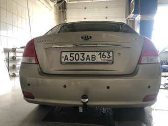 Фаркоп Bosal 6744-A для Kia Cerato II седан 2008-2013 (только с двигателем 1.6)