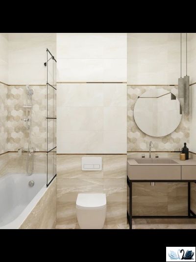 Плитка настенная Eurotile Istambul Beige Decor 30 х 60 см 4810839055173 под мрамор