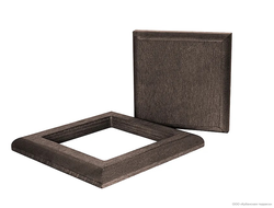 Комплект крышки и юбки ДПК POLIVAN GROUP SINGARAJA для столба 125*125 мм Темно-коричневый