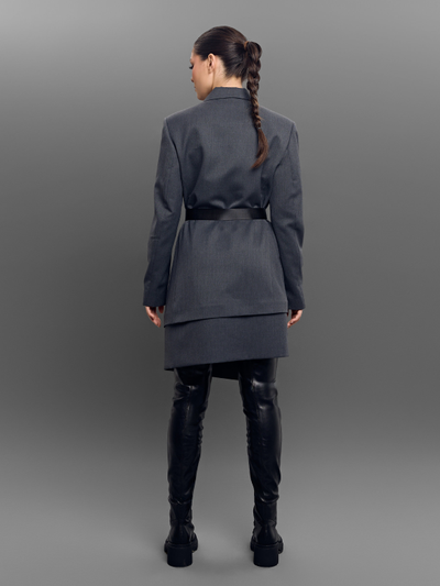 Платье-пиджак MOD-T Серый