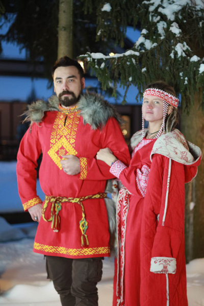 Царская славянская рубаха