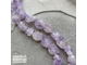 Аметист лавандовый кристаллы без обработки 10-10,5х10-14 мм, цена за нить 19 см