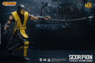 Скорпион (Ханзо Хасаши, Mortal Kombat) - КОЛЛЕКЦИОННАЯ ФИГУРКА 1/6 scale MORTAL KOMBAT 11 Scorpion Klassic (DCMK09) - Storm Toys