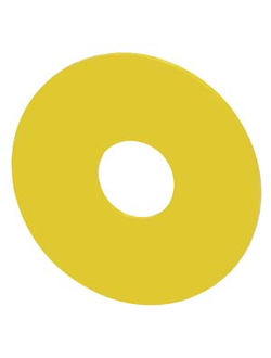 3SU1900-0BB31-0AA0 ПОДЛОЖКА ДЛЯ КНОПОК АВАРИЙНОГО ОСТАНОВА, ЖЕЛТАЯ, БЕЗ НАДПИСИ, НАРУЖНЫЙ ДИАМЕТР 75MM, ДИАМЕТР ОТВЕРСТИЯ 22.5MM, ТОЛЩИНА 2MM