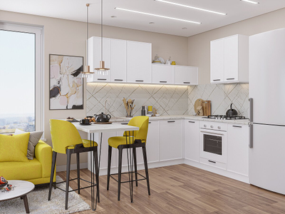 Фрейм-03 White Silk