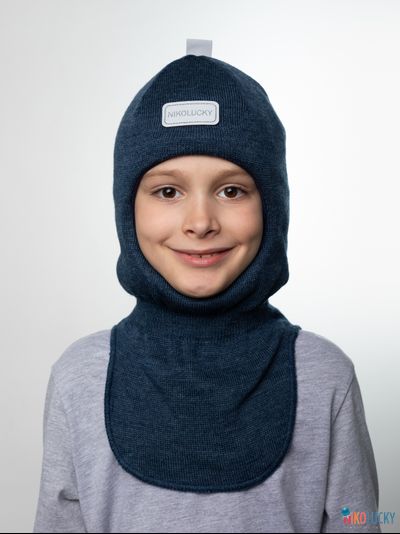 Шапка-шлем "NK"   20101-01, цвет джинс р. 54-56