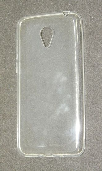 Защитная крышка силиконовая Meizu M2 mini, прозрачная