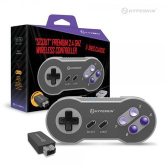 Беспроводной контроллер "Scout" Premium 2.4 GHz для SNES mini / Wii / WiiU