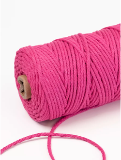 Веревка 3 мм 100 М малиновая