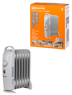 Масляный обогреватель МИНИ-7, 700 Вт,7 секций ,термостат,TDM