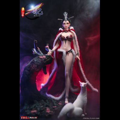 Лиса-оборотень Да Цзи (серебряная версия) - КОЛЛЕКЦИОННАЯ ФИГУРКА 1/6 Su Daji Silver (PL2023-206B) - TBLeague