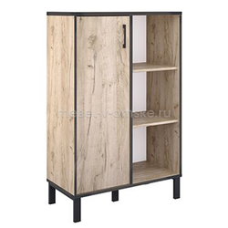 ОМ111 Шкаф офисный для документов 1 дверь Гермес Лофт. Размер: 802*1241*393