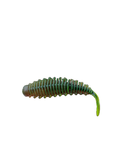 Приманка силиконовая Boroda Baits Mexer Tail 90 239-Motor Oil/Lemon