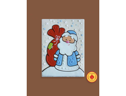 Купить тортик в шоколаде "Дед мороз с мешком подарков", 700 грамм, фото