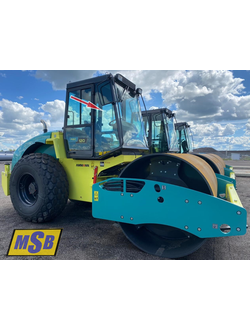 Стекло лобовое правое на Ammann ASC 90, Ammann ASC 120, Ammann ASC 200