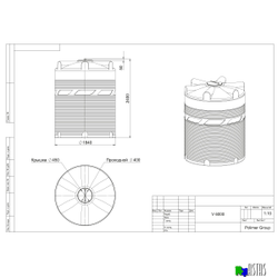 Емкость V 6000 литров