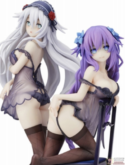 Фигурка Черное сердце, Пурпурное сердце (Black Heart, Purple Heart Baby Doll ver.)