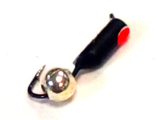 Мормышка вольфрамовая Столбик латун шарик. крас.точка вес.0.38gr.12mm. d-2.0mm,
