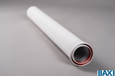 Труба эмалированная с внешней изоляцией, диам. 80/100 мм, длина 1000 мм MT71410541