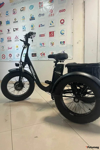 Трехколесный электровелосипед фетбайк  GT-ZV-02 TRIKE