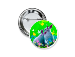 Значок закатной год Кролика №7