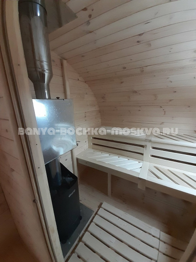 Овальная баня-бочка 4*5,8