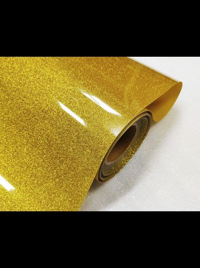 Термопленка "SEF" серия FLEXCUT GLITTER 01 GOLD, 350 мкм