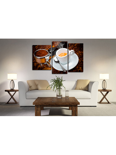 Модульная картина "Кружечка кофе"