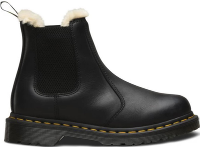 DR. MARTENS CHELSEA LEONORE BLACK С МЕХОМ