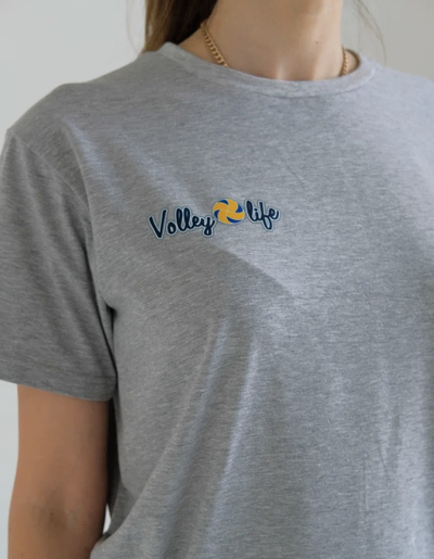 ТРЕНИРОВОЧНЫЙ КОСТЮМ VOLLEYLIFE СЕРЫЙ МЕЛАНЖ (РАЗМЕР С 42 ПО 48)