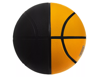 Мяч баскетбольный "Альфа Каприз" RGX-BB-09 Black/Yellow Sz7