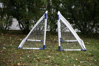 Разборные ворота-трансформеры для футбола, флорбола, гандбола «Vinger 2 в 1» (183х152х91,5 см, 122 х 91 х 61 см)
